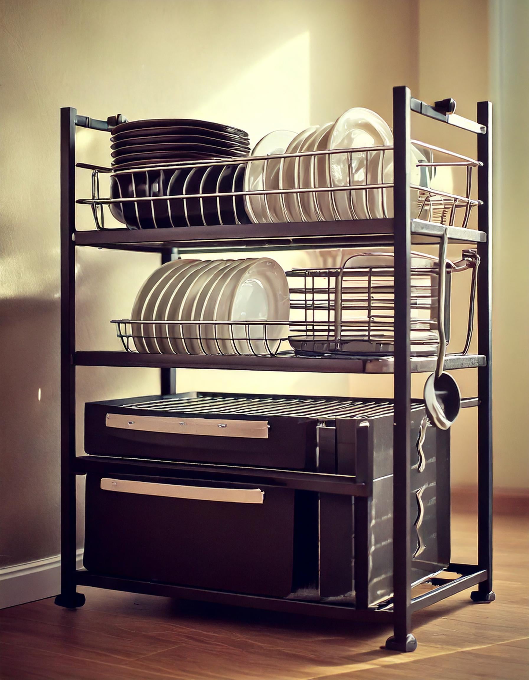 Microwave Storage Rack