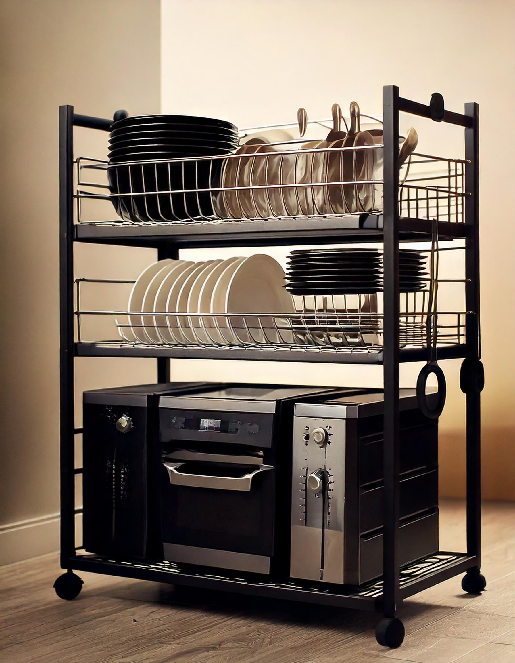 Microwave Storage Rack