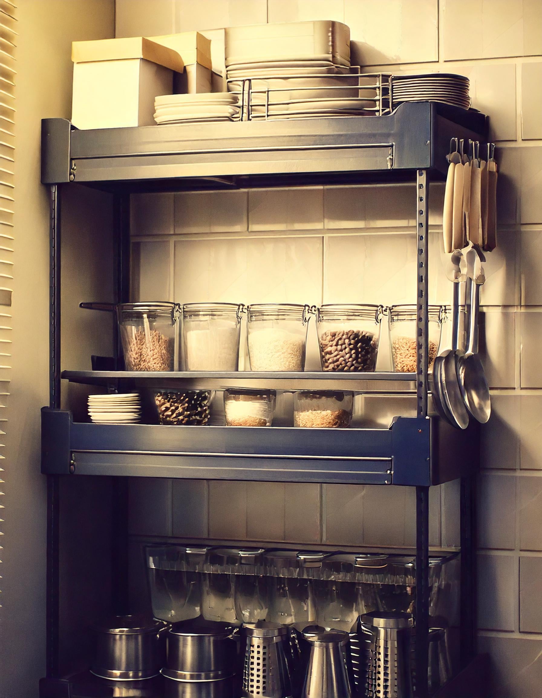 Kitchen Spice Storage Rack