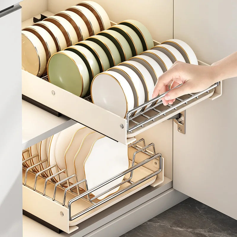 Pull Out Dish Racks