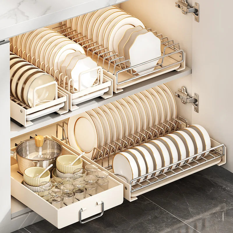 Pull Out Dish Racks