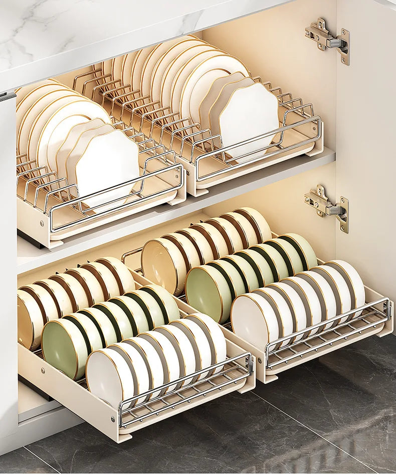 Pull Out Dish Racks