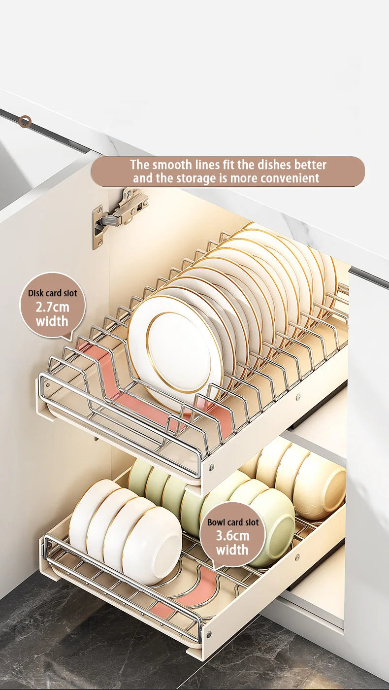 Pull Out Dish Racks